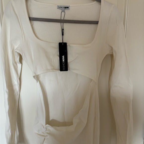 White cut out dress - Picture 2 of 4